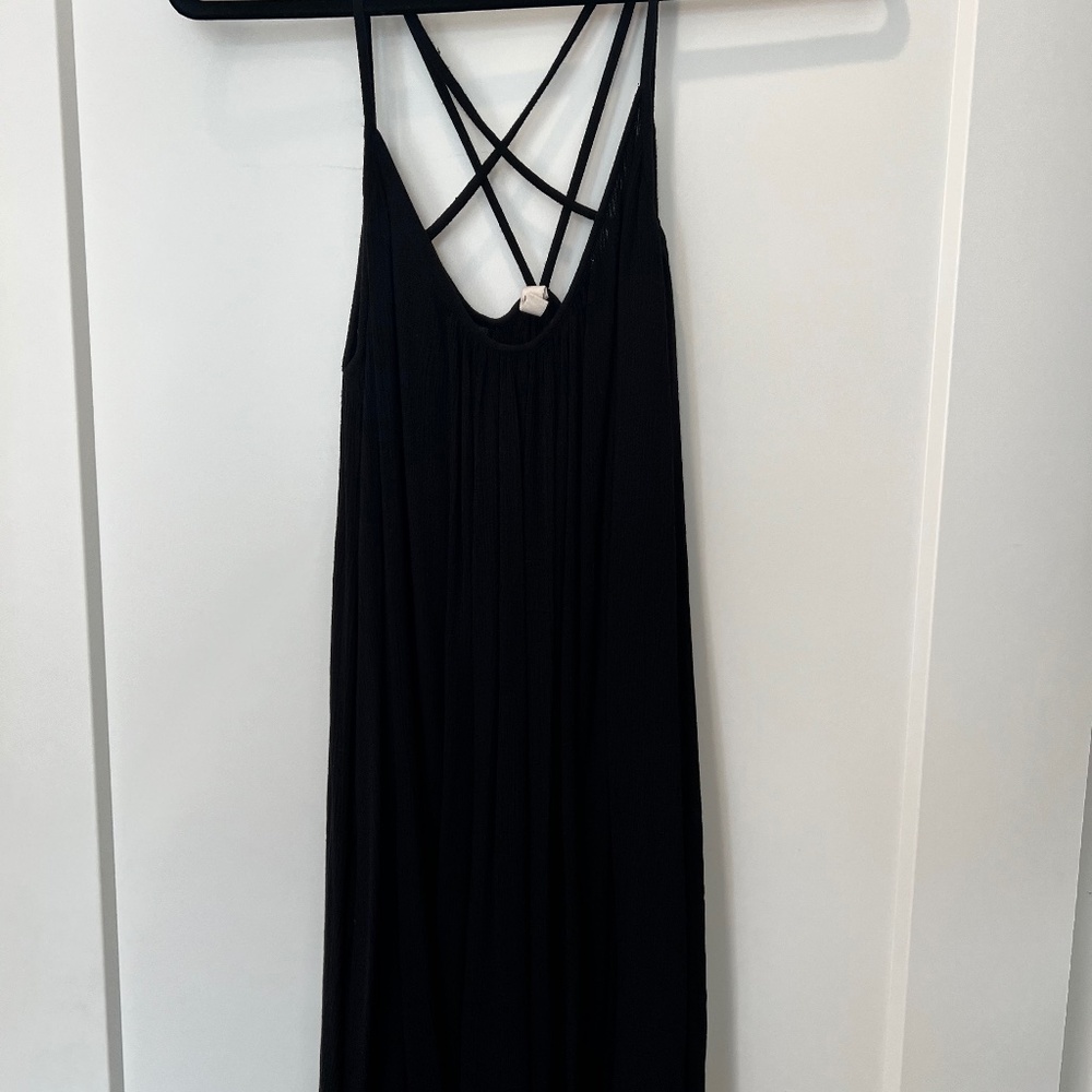 Black swimsuit cover up